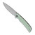 Civivi Imperium Liner Lock Natural Jade G10 Handle Stonewashed Blade C2107A