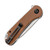 Civivi Elementum Liner Lock Brown Micarta Handle Satin Blade C907M