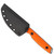 Toor Knives Field 3.0 Fixed Backcountry Blaze Orange G10 Handle Gray Blade