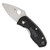 Spyderco Ambitious Lightweight Liner Lock Black FRN Handle Satin Serrated Blade C148SBK