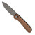 Civivi Elementum Button Lock Brown Micarta Handle Stonewashed Blade C2103D