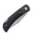 Civivi Rustic Gent Back Lock Black G10 Handle With Carbon Fiber Bolster Damascus Blade C914DS-1