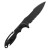 Toor Knives M.U.F. Diver Maritime Utility Dive Knife Carbon Black G10 Handle Black Oxide Blade