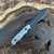 Benchmade Nimravus Tanto Fixed Blade Blizzardwashed Handle Two Tone Serrated Blade 141SBKSN AE Custom Shop (Pre-Owned)