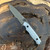 Benchmade Nimravus Tanto Fixed Blade Blizzardwashed Handle Two Tone Serrated Blade 141SBKSN AE Custom Shop (Pre-Owned)