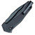 Kershaw 2041 Monitor Flipper Black Glass- Reinforced Nylon Handle Black Oxide D2 Standard Blade