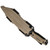 Kershaw 1077TAN Camp 10 Machete Tan Rubber Handle Black Blade