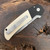 Pro-Tech Terzuola ATCF Auto Tuxedo Black Handle w/ Ivory Micarta Inlays Stonewash MagnaCut Blade BT2751