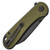 Civivi Elementum Liner Lock OD Green G10 Handle Black Wharncliffe Blade C18062AF-2