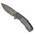 Kershaw Cannonball Assisted Frame Lock Flipper Gray PVD Stainless Steel Handle BlackWash D2 Blade 2061