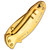 Kershaw Chive Assisted Liner Lock Gold Plated Handle Gold Plated Blade 1600G