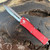 Microtech Combat Troodon D/E Red Stonewash Partial Serrated 142-11RD