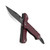 Benchmade Weekender Slip Joint DLC S90V Blade Burgundy Canvas Micarta Handle Limited Editon 317BK-02