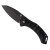 Toor Knives XT1 Charlie Frame Lock S/E Carbon Black G-10 Top Black Oxide Blade