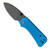 Civivi Baby Banter Liner Lock Blue G10 Handles Blackwashed Blade C19068S-3