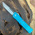 Microtech Combat Troodon S/E Turquoise Handle Stonewash Standard 143-10TQ