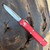 Microtech Ultratech S/E Red Satin Standard 121-4RD