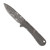 Civivi Mini Elementum Fixed Blade Neck Knife Dark Green Canvas Micarta Handles Damascus Blade C23010-DS1