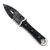 Microtech Borka SBD Dagger Fixed Blade Black Handle Urban Camo Serrated Blade Signature Series 201-2UCS