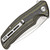 Civivi Incite Liner Lock Green Layered G10 And Carbon Fiber Handles Satin Blade C908A