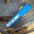 Microtech Ultratech D/E Blue Stonewash Full Serrated 122-12BL
