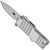 HK Micro Incursion OTF Auto Tumbled Brushed Clear Aluminum Handles Stonewashed Blade 54035