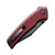 Civivi Tranquil Liner Lock Burgundy G10 Handles Black Blade C23027-2