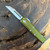 Microtech UTX-85 Warhound OD Green Stonewash Standard Signature Series 719W-10ODS