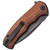 Civivi Mini Praxis Liner Lock Guibourtia Wood Handle Black Hand Rubbed Damascus Blade C18026C-DS1
