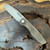Vero Engineering Axon Liner Lock Black Micarta Handle Belt Satin Blade