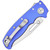 Demko AD-20.5 Shark Lock Blue G10 Handle Stonewash Clip Point CPM-20CV Blade