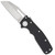 Demko AD-20.5 Shark Cub Shark Lock Black Aluminum Handle Stonewash Shark Foot CPM-20CV Blade