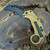 Reate Knives EXO-K Button Lock Karambit Gravity Knife Purple Handle Black Blade w/ Trainer