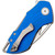 Bestech Riverstone Liner Lock Blue G10 Handles Satin Blade BL03B