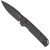 Kershaw Iridium DuraLock Black Aluminum Handle Black Blade 2038BLK