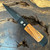 Pro-Tech Godson Black Handle Olivewood Inlays Black Blade 707-OLIVE