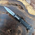 Microtech Dirac D/E Black Handle Stonewash Full Serrated 225-12