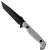 Toor Knives Haley Strategic Darter T Fixed Blade Tanto Disruptive Gray G-10 Handle Black Blade