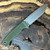 Demko FreeReign Fixed Blade OD Green Handle Stonewashed MagnaCut Blade
