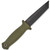 Demko Armiger 4 Fixed Blade OD Green Handle Black Tanto Blade