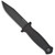Demko Armiger 4 Fixed Blade Black Handle Black Clip Point Blade