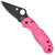 Spyderco Para 3 Lightweight Compression Lock Pink FRN Handle DLC Blade C223PPNBK