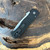 Pro-Tech Emerson CQC7 Auto Left Handed Spear Point Black Jigged Aluminum Stonewashed 20CV Blade E7A05-LH-20CV