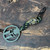 Microtech Marfione Spartan Viper Skull Bead Lanyard w/ Spartan Pendant OD Green/Black