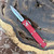 Microtech Ultratech D/E Merlot Stonewash Serrated 122-11MR