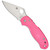Spyderco Para 3 Lightweight Compression Lock Pink FRN Handle Satin Blade C223PPN