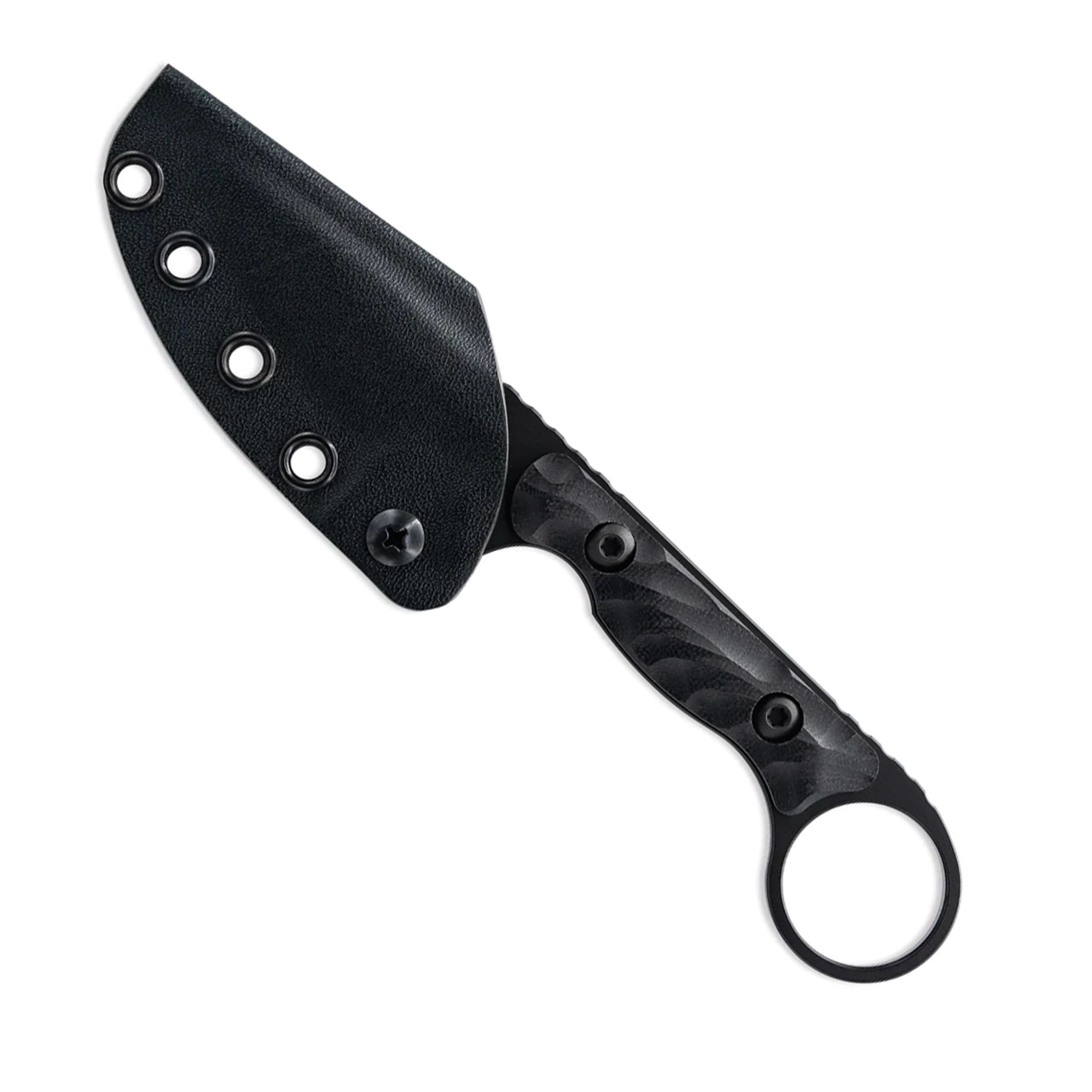 RINSUKAM　 軍子 Black-Studio Toor Knives Jank Shank S Fixed Blade Black G10 Handle Socom