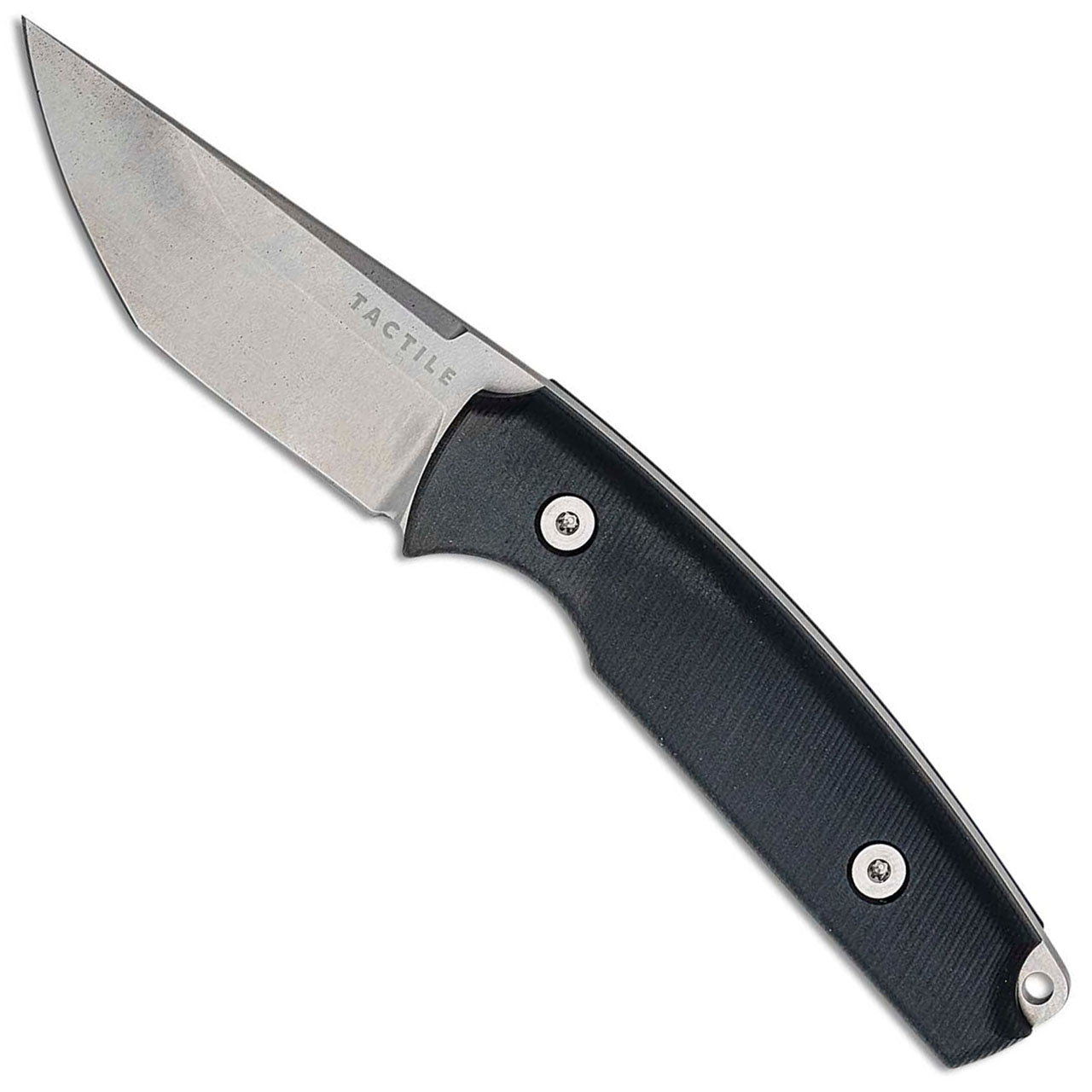 Tactile Knife Co. Dreadeye Fixed Blade Black G10 Handle Stonewash ...