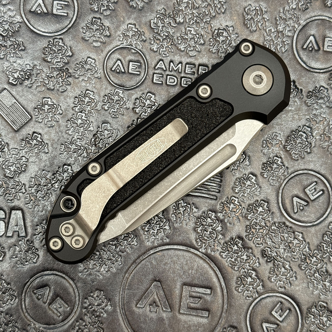 Microtech LUDT T/E Gen III Black Apocalyptic Full Serrated 1136-12AP ...