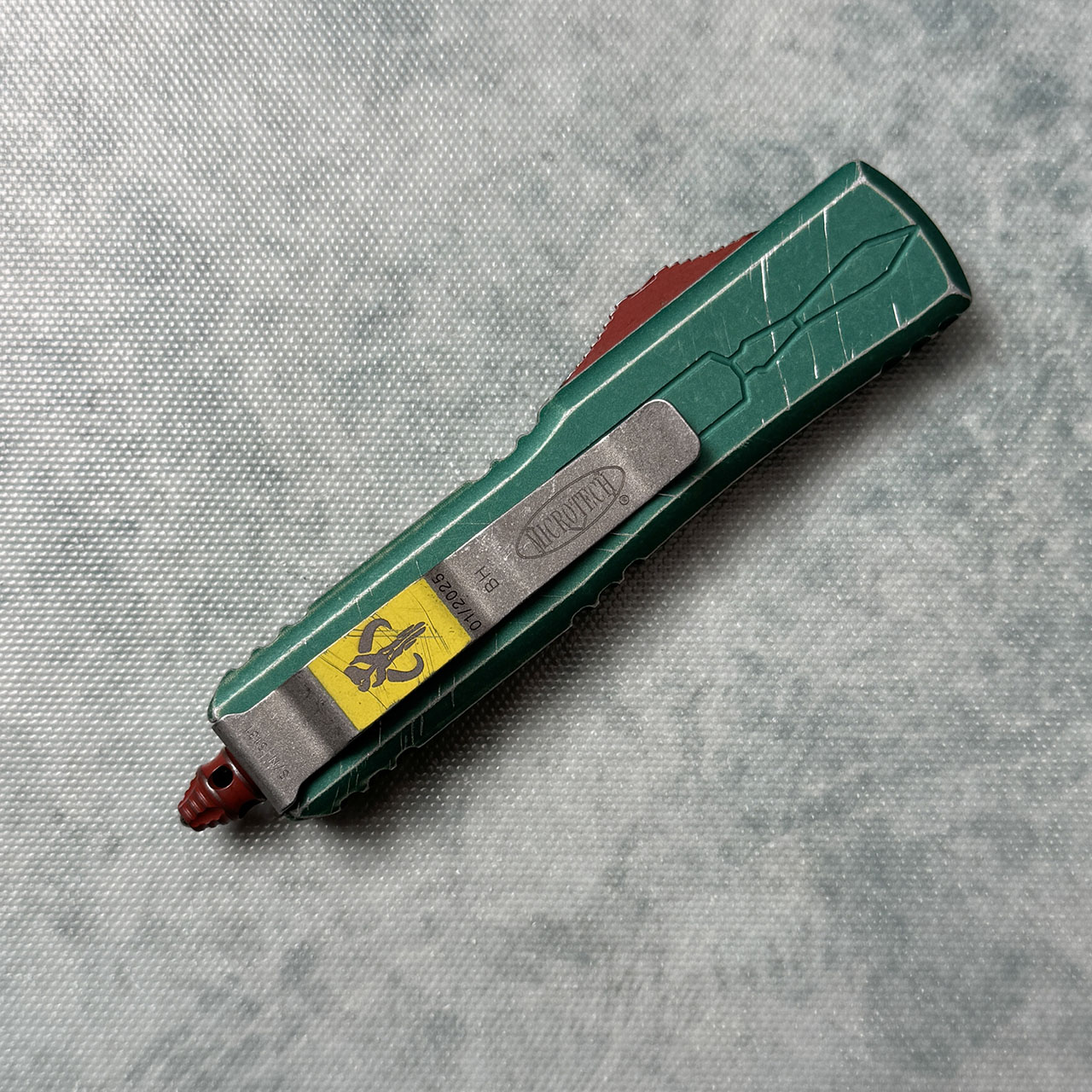 書85 Microtech UTX-85 S/E Single Edge Automatic Knife Urban Camo